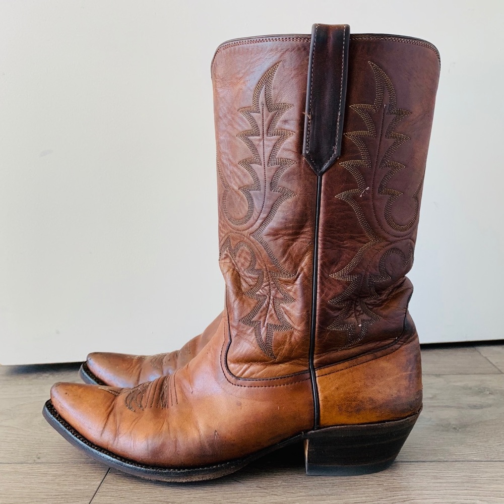 Vintage Rios of Mercedes Cowboy Western Boots